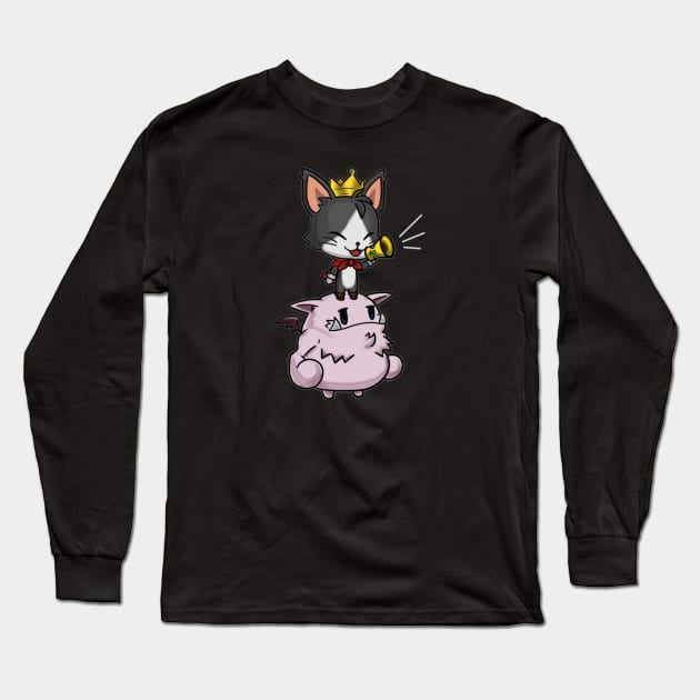 Chibi Cait Sith Final Fantasy 7 Long Sleeve T-Shirt by Gamers Utopia